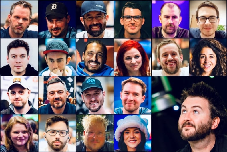 20 poker players and David Lappin