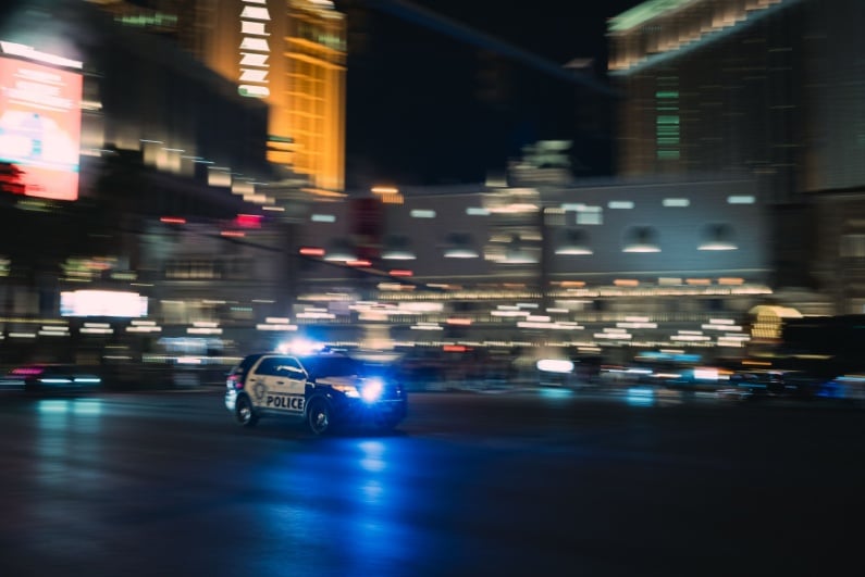 Las Vegas police car
