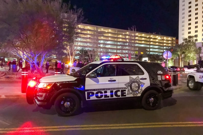 Las Vegas police car