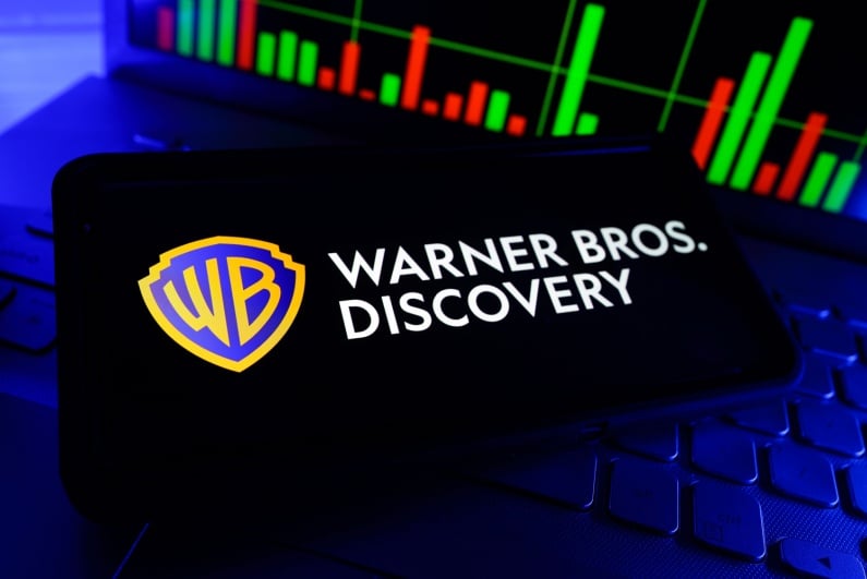 Warner Bros logo on phone