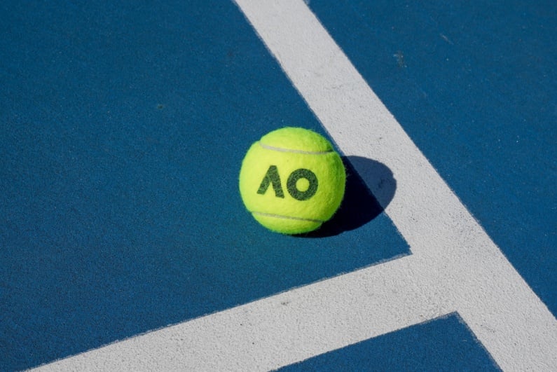 Australian Open logo tennis ball