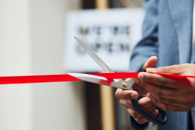 Ribbon cutting ceremony