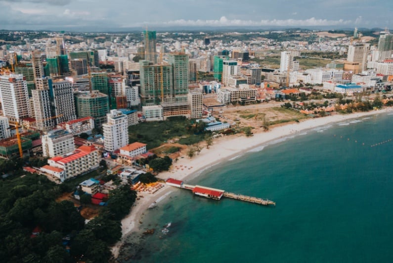 Cambodian city of Sihanoukville