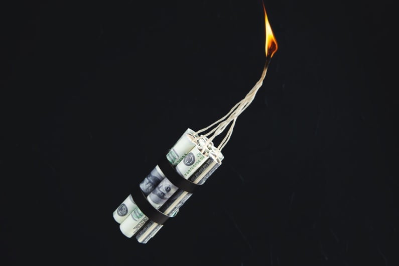 Concept of fake casino bomb threat