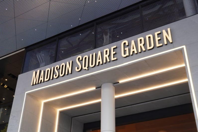 Madison Square Garden sign