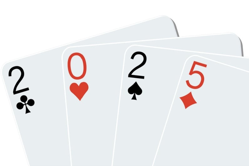 2025 on playing cards