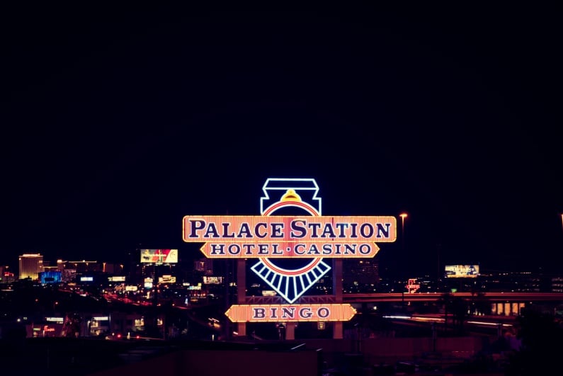 Palace Station Casinos sign