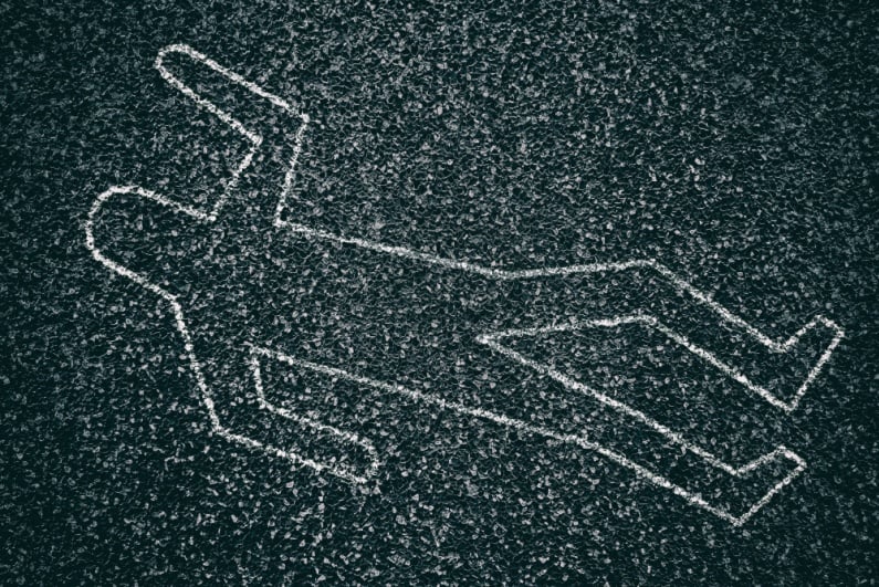 Chalk outline