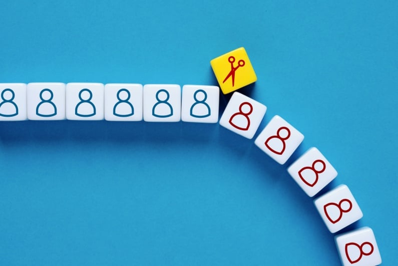 Downsizing illustration using blocks