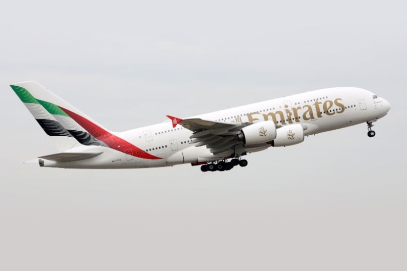 Emirates airplane