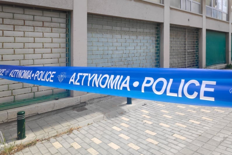 Police tape in Cyprus