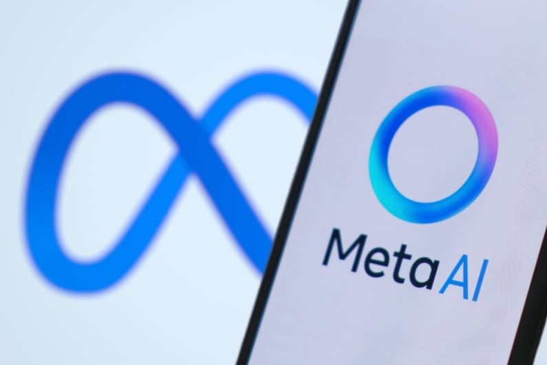 Meta AI logo
