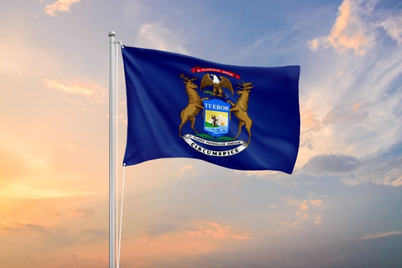 Michigan flag
