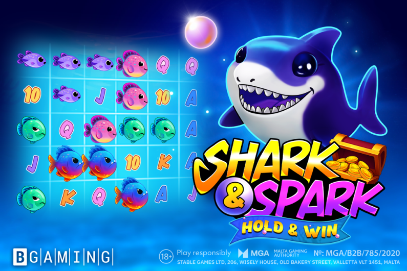 Shark and Spark slot banner