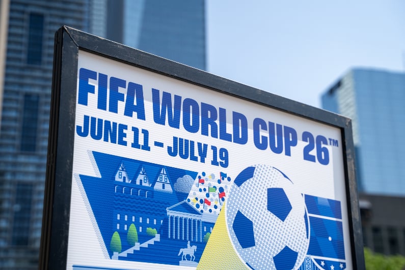 World Cup 2026 sign