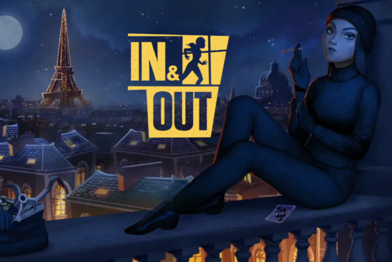 In & Out slot title screen