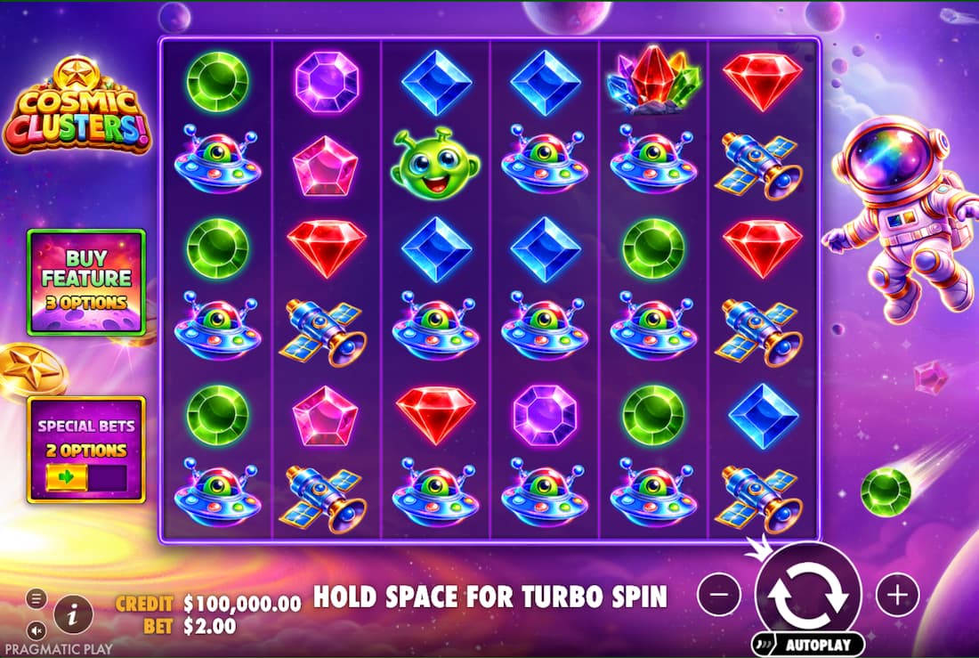 cosmic spins new slot game