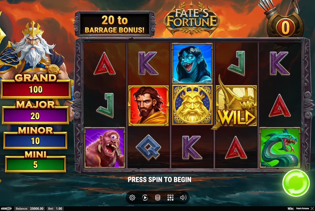 fate's fortune by Play'n Go