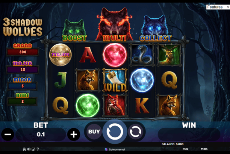 Wolves Color In Spinomenal 3 Shadow Wolves Extends Its Hold & Hit Slot Family