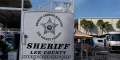 Sign for Lee Country Sheriff's Office