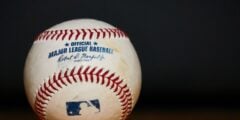 Used official MLB baseball