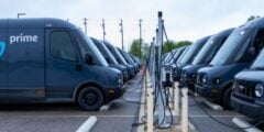 Amazon delivery vehicles