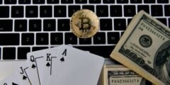 Keyboard physical bitcoin cash playing cards