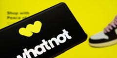 whatnot logo on phone