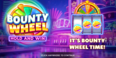 Bounty Wheel Hold and Win title splash screen