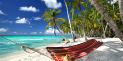 Hammock on beach