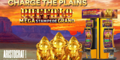 Aristocrat Gaming releases new 'Buffalo Mega Stampede Grand' slot